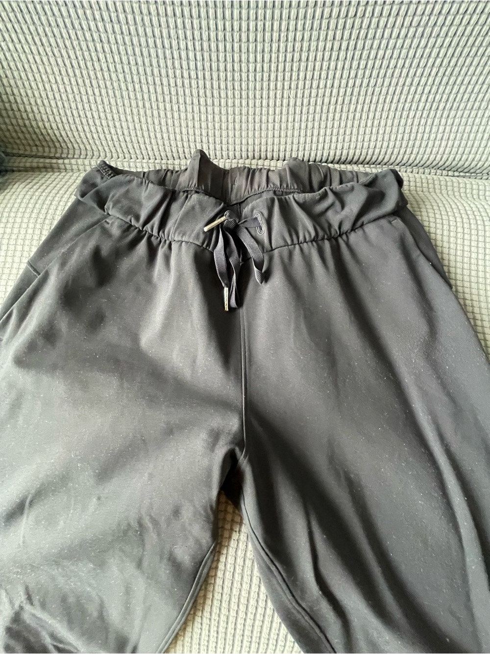 lululemon athletica Black Elastic Drawstring Pants